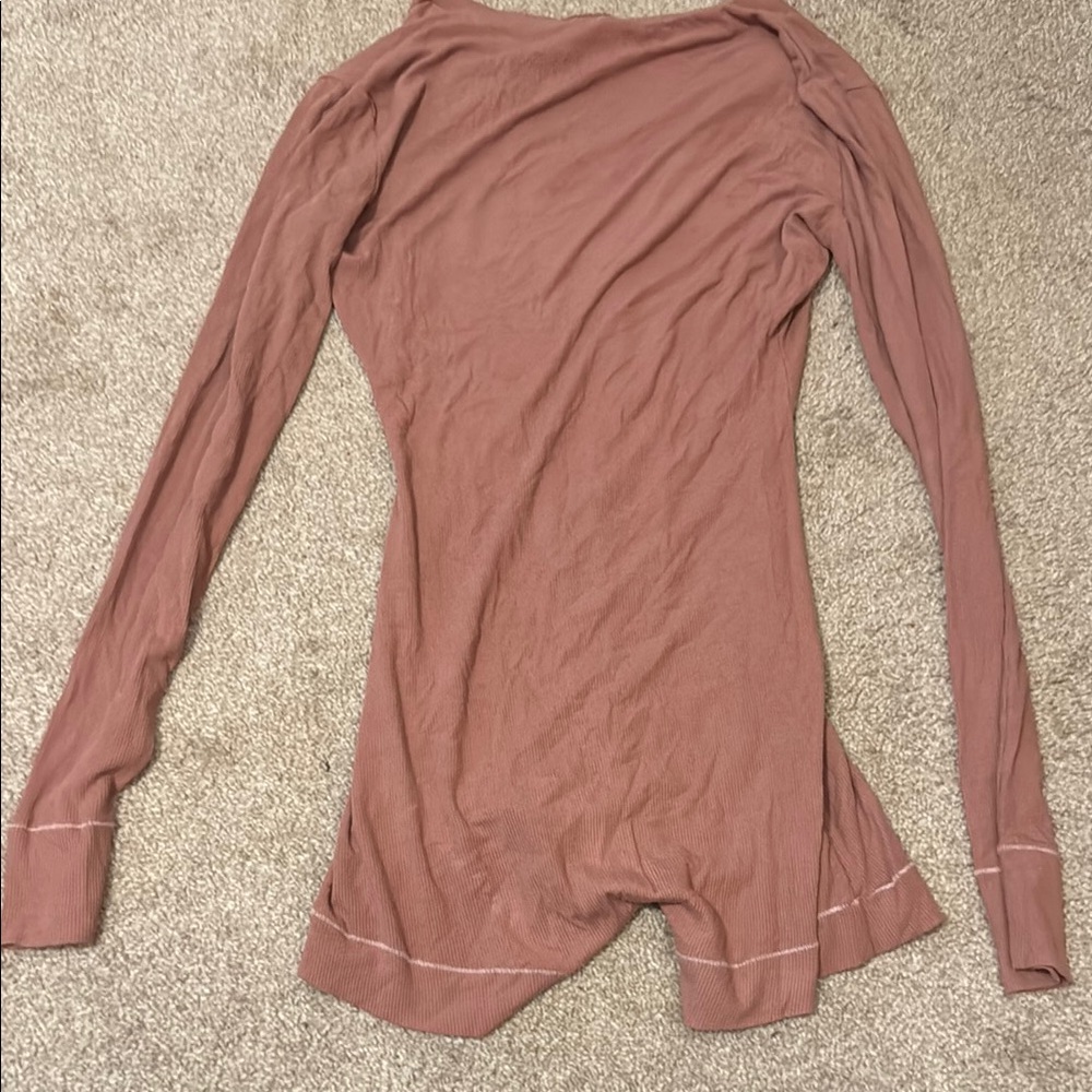 Skims soft lounge button up Henley - Picture 5 of 5